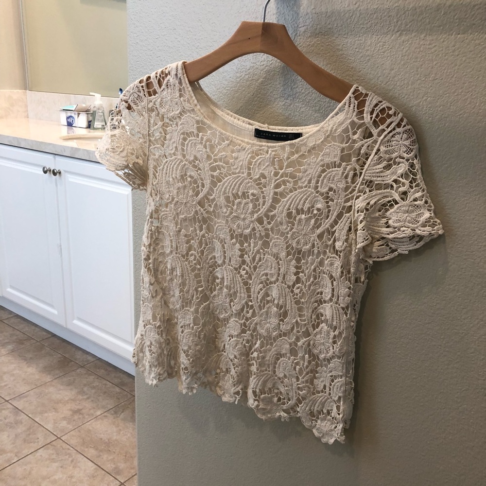 Zara lace top